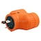Ac Works Plug Adapter, L6-20R, L6-20P, L6-20P, L6-20P, Orange ADVL620L620 - alternate 2